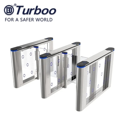 High Security Swing Turnstile Barrier Fully Automatic Access Control With QR Code Reader