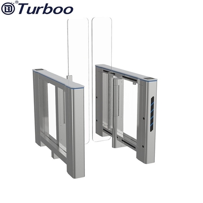 شراء RFID التحكم في الوصول عالية السرعة زجاج بوابة الباب الدوار مع إجراءات أمنية مشددة لمبنى المكاتب online manufacture