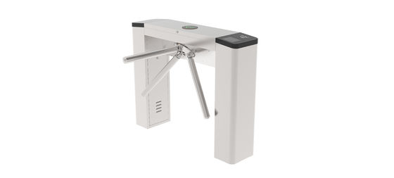 شراء 304 SUS Hairline 400 بوابة ثلاثي الأقدام نصف تلقائية مع نظام مراقبة الوصول الأمني RFID online manufacture