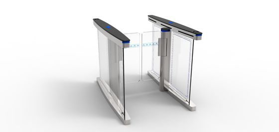شراء فندق Swing Turnstile Gate DC Brushless Servo Motor Glass Turnstile Gate online manufacture
