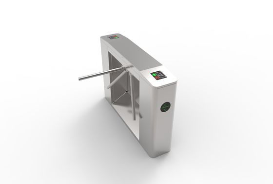 شراء كامل الفولاذ المقاوم للصدأ ترايبود الأمن نظام التحكم في الوصول الباب الدوار مع مؤشر LED online manufacture