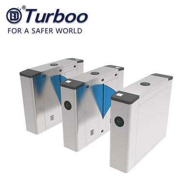 شراء Flap Barrier Gate Access Control System Integarted RFID Card Reader و QR Scanner online manufacture