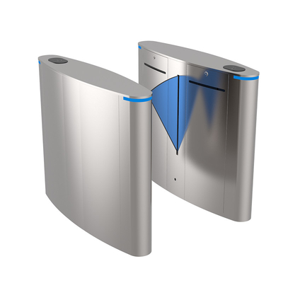 شراء قارئ RFID التحكم في الوصول رفرف حاجز الباب الدوار ، بوابة الأمن بوابة الجدار 220V للبناء online manufacture