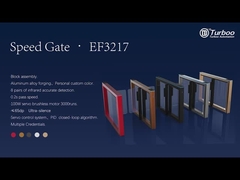 التصميم المتكامل للطراز الحديث المدارس الأمنية السرعة الأبواب الفولاذ المقاوم للصدأ