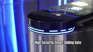 A602 Buildings Hotel Smart Access Control بوابة انزلاقية أمنية مشددة للمشاة