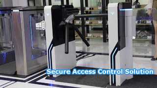 عرض 24 فولت EF1213 ترايبود الباب الدوار آلية بوابة RFID جامع الصالة الرياضية ممغنط بطاقة التحكم الأمني ​​التجريبي